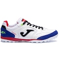 Chuteira Society Adulto Joma Top Flex BRANCO/AZUL