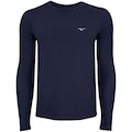 Camiseta Mizuno Manga Longa Run Pro Uv - Masculina AZUL ESC/AZUL
