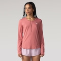 Camiseta Mizuno Manga Longa com Proteção UV - Feminina ROSA CLARO