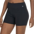 Bermuda Feminina Oxer Running Pro Logo Refletivo PRETO