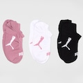 Opção de cor 1 de Kit de Meias Puma Esportiva Sapatilha com 3 Pares 34 a 39 - Feminina