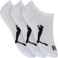 Kit de Meias Puma Sapatilha Invisivel com 3 Pares 25 a 28 - Infantil BRANCO/PRETO