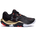 Tênis Under Armour Buzzer - Masculino PRETO/OURO