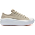 Tênis Converse All Star Chuck Taylor Mov - Adulto BEGE/BRANCO