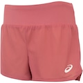 Short Feminino ASICS Duplo de Malha ROSA/AMARELO CLA