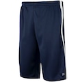 Opção de cor AZUL ESC/CINZA CLA de Bermuda Malha Masculina Oxer London Evolution