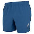 Short Masculino ASICS 5 Recorte Respirável Lase AZUL/PRATA