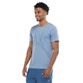 Camiseta Masculina ASICS Manga Curta Seamless AZUL