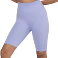 Bermuda Cós Médio Sem Costura Feminina Oxer Sem Costura Yoga LILAS