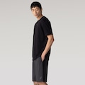 Bermuda Masculina ASICS Malha Mesh PRETO/CINZA ESC