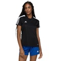 Camiseta adidas Manga Curta Tiro Treino 21 Essentials - Feminina PRETO