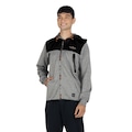 Jaqueta de Moletom HD com Capuz Cang Aberto 9162A - Masculina CINZA