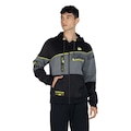 Jaqueta de Moletom HD com Capuz Cang Aberto 9790A - Masculina PRETO