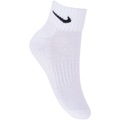 Kit de Meia Nike Everyday Cushioned Value - 3 Pares - 39 a 43 BRANCO/PRETO
