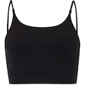Top Fitness sem Bojo Oxer Baixa Sustentação Alças Cotton - Adulto PRETO