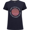 Camiseta Cava Tradicional Oxer Manga Curta Flame Estampada - Feminina AZUL ESCURO