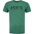 Camiseta ASICS Manga Curta Fugi - Masculina VERDE MESCLA