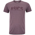 Camiseta ASICS Manga Curta Fugi - Masculina VINHO