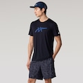 Camiseta ASICS Manga Curta Light Nagoya - Masculina PRETO