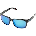 Opção de cor PRETO/AZUL de Óculos de Sol Oakley Holbrook XL Matte Black Warm Grey Prizm - Unissex