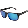 Óculos de Sol Oakley Holbrook Polished Prizm Sapphire - Unissex PRETO/AZUL