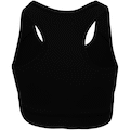 Top Fitness ASICS sem Bojo Média Sustentação Basic Logo - Adulto PRETO