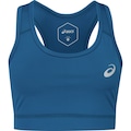 Opção de cor AZUL de Top Fitness ASICS sem Bojo Média Sustentação Basic Logo - Adulto
