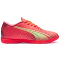 Chuteira Futsal Adulto Puma Ultra Play IT BDP CORAL
