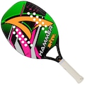 Raquete de Beach Tennis Shark Hammer Adulto VERDE/ROSA