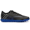 Chuteira Society Adulto Nike Mercurial Zoom Vapor 15 Club TF PRETO
