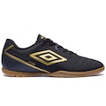 Chuteira Futsal Adulto Umbro Attak Eternal PRETO/OURO