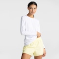 Opção de cor BRANCO de Camiseta Uv Line Manga Longa com Proteção Solar Slim - Feminina