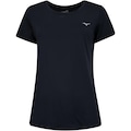 Camiseta Mizuno Manga Curta com Proteção UV FC - Feminina PRETO