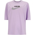 Camiseta Nike Manga Curta NSW Boxy FW - Feminina ROXO CLARO