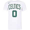 Camiseta Boston Celtics NBA Manga Curta Nike Tatum - Masculina BRANCO