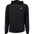 Jaqueta Masculina ASICS com Capuz Icon Packable PRETO