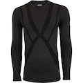 Camiseta Masculina ASICS Manga Longa Seamless PRETO