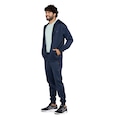 Conjunto de Agasalho Masculino ASICS Interlock Bolso Fusionado AZUL ESCURO