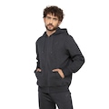 Jaqueta Masculina ASICS com Capuz Moletom Canguru Fleece MESCLA
