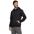 Blusa de Moletom Masculina Oxer com Capuz Canguru Bolso PRETO