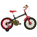 Bicicleta Infantil Aro 16 Caloi Power Rex - Freios Cantilever e Tambor PRETO