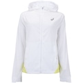 Opção de cor BRANCO/AMARELO CLARO de Jaqueta ASICS com Capuz Icon Packable - Feminina