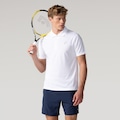 Camisa Polo ASICS Manga Curta Botões - Masculina BRANCO