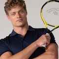 Camisa Polo ASICS Manga Curta Botões - Masculina AZUL ESCURO