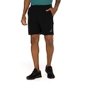 Bermuda Asics 7 Recortada Masculina PRETO/BRANCO