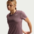 Camiseta Feminina Nike Dri-Fit Legend MARROM ESC/BRANCO