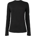 Camiseta Nord Feminina Manga Longa Segunda Pele PRETO
