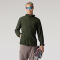 Jaqueta Fleece com Capuz Nord - Masculina VERDE ESCURO