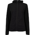 Jaqueta Fleece com Capuz Nord - Feminina PRETO