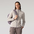 Jaqueta Fleece com Capuz Nord - Feminina BEGE